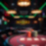 Interior view showcasing the ambiance of Rivers Poker Room