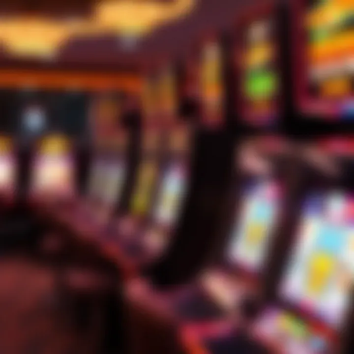 An illustration depicting the auditory elements of slot machines, such as sound effects and music enhancing the gaming experience.