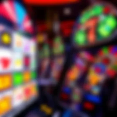 Vibrant slot machine display showcasing colorful reels and engaging graphics