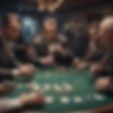 A collage of iconic poker scenes from various films