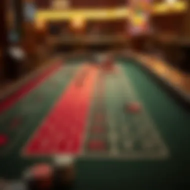 Strategic betting patterns on a craps table