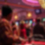 Cultural celebration at a Latino casino showcasing traditional music and dance.