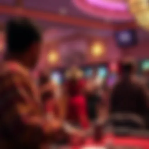 Cultural celebration at a Latino casino showcasing traditional music and dance.