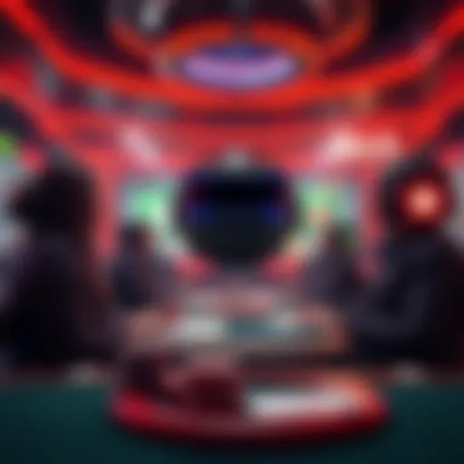 Immersive virtual reality environment in PokerStars VR slots