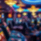 Casino gaming floor bustling with activity