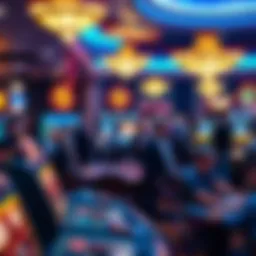 Casino gaming floor bustling with activity