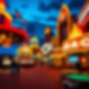 Historic images showcasing the evolution of casinos in Casper over the decades