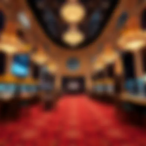 Luxurious casino interior showcasing opulence and excitement