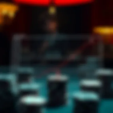 A graph showing poker strategy and odds analysis