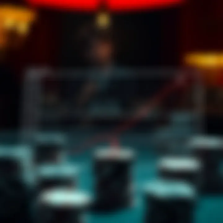 A graph showing poker strategy and odds analysis