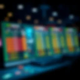 A captivating online gambling interface showcasing various betting options