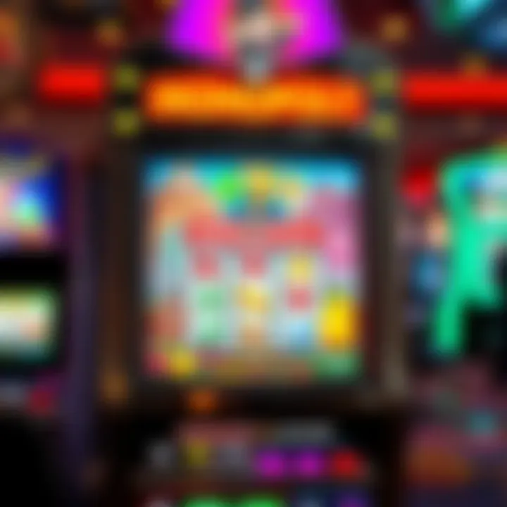 Colorful Monopoly slot machine display featuring iconic game elements