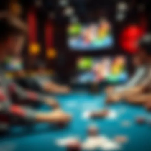 Dynamic streaming session of a poker tournament