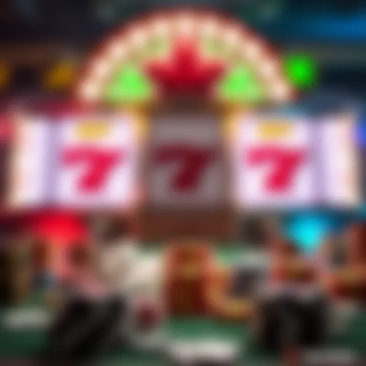 A creative representation of the relationship between online gambling trends and YouTube slot videos.