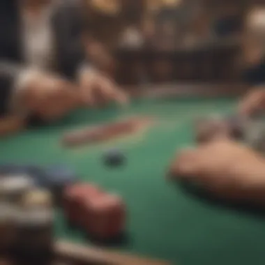 Player making a field bet in craps