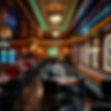 Dining area featuring a variety of culinary delights