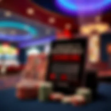 Responsible gambling materials and promotional offers displayed