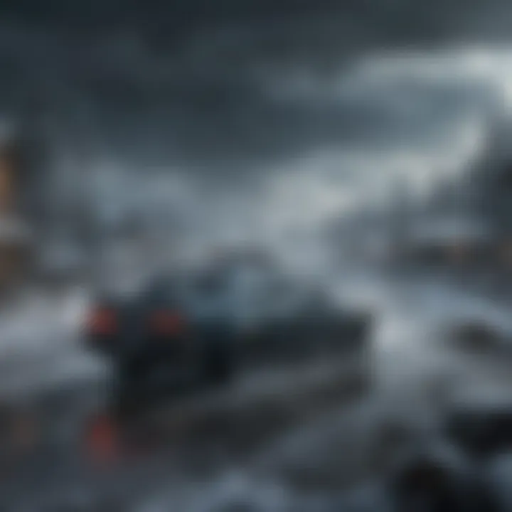 Concept art representing the theme of Siberian Storm