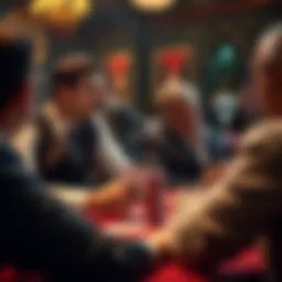 Two players collaborating during a Spades game