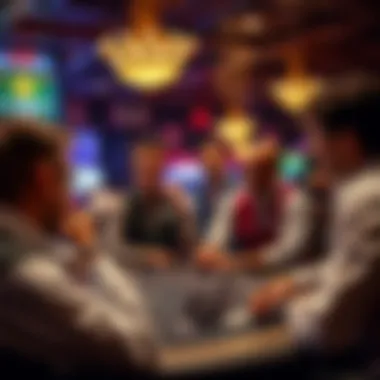 Players engaged in strategic discussions