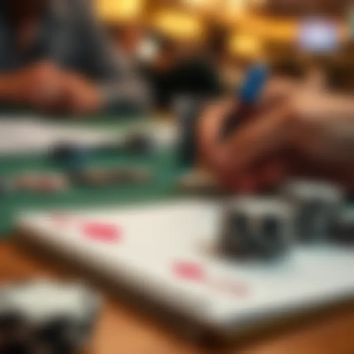 A strategic analysis of poker strategies on a notepad