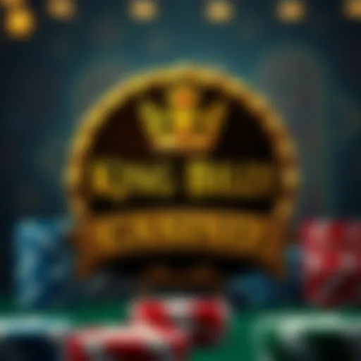 King Billy Casino logo showcasing royal theme