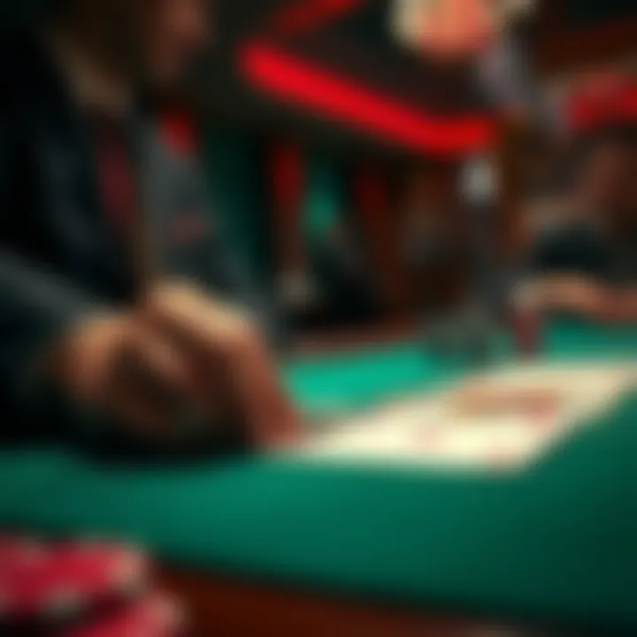 A visual illustration depicting psychological tactics in gambling.