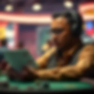 A thoughtful gamer analyzing bonus terms and conditions