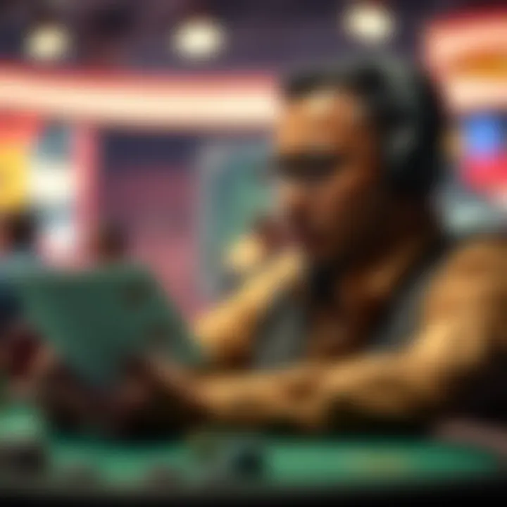 A thoughtful gamer analyzing bonus terms and conditions