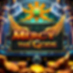 Visual representation of the Mercy of the Gods slot game interface