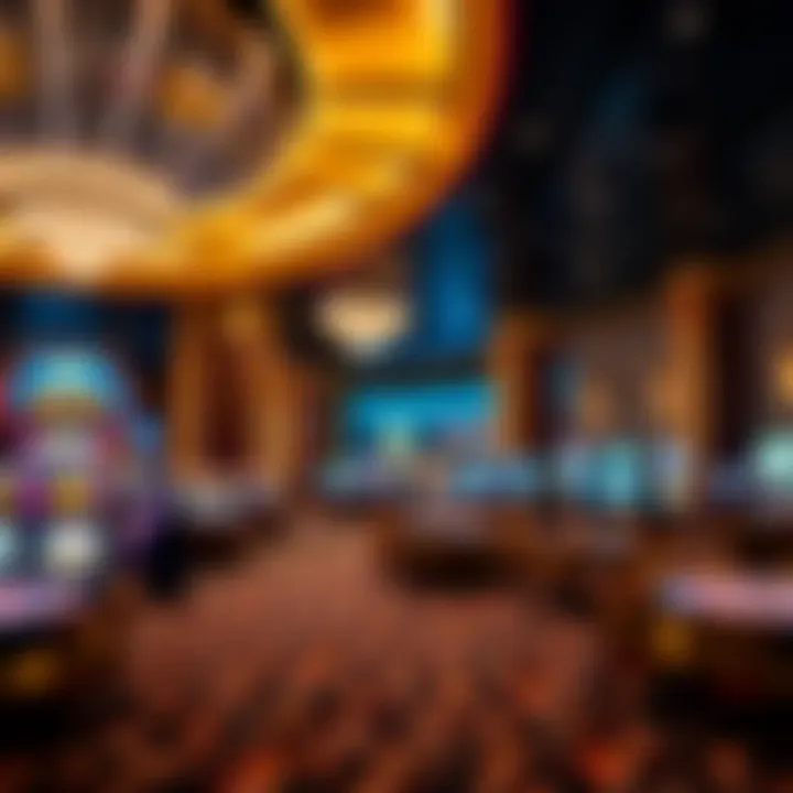 High-end MGM casino interior highlighting luxury