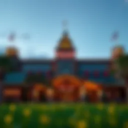 Exterior view of Mole Lake Casino showcasing its architectural design