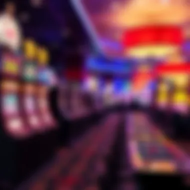 Diverse Gaming Experience at Mole Lake Casino Slot machines and gaming tables inside Mole Lake Casino