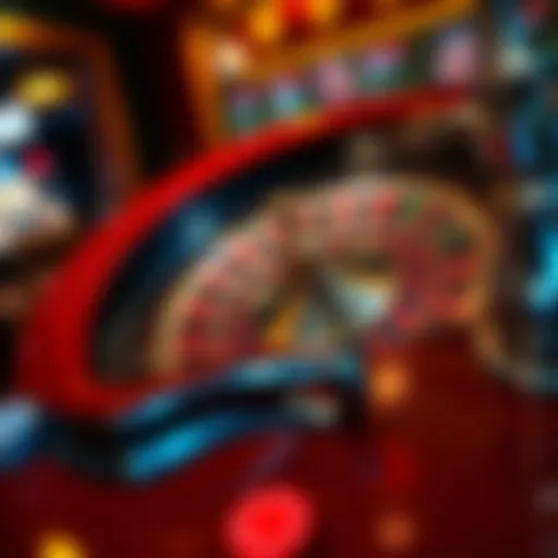 An online roulette wheel with vibrant colors and detailed layout