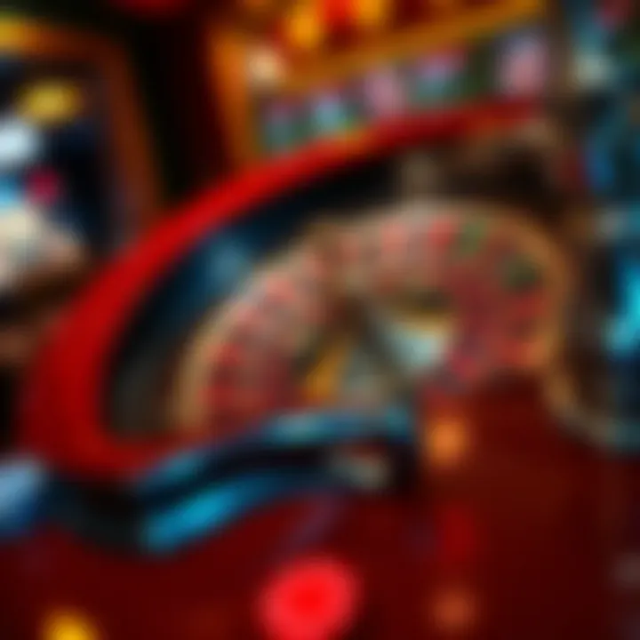 An online roulette wheel with vibrant colors and detailed layout