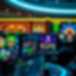 Modern online casino interface showcasing various games