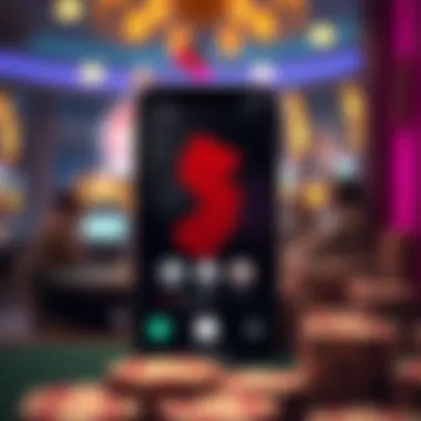 Graphic highlighting security features of the NJ Lottery App