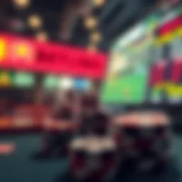 Visual representation of online betting platforms