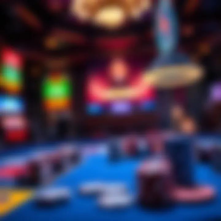 A captivating graphic illustrating online gambling trends