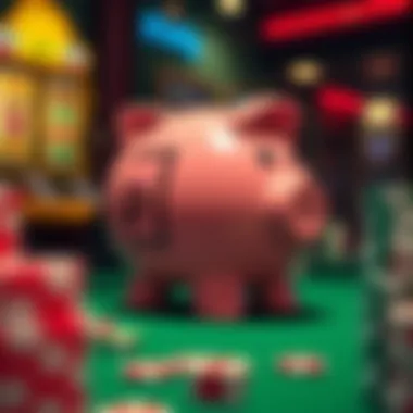 Visual depiction of payout structures in online gambling