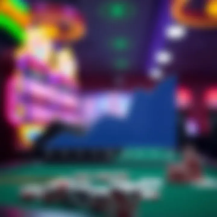 Graph illustrating player engagement metrics in Slingo