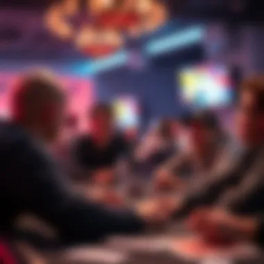 A vibrant online poker community discussion