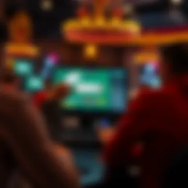 A graphical representation of online poker platforms popular in Romania