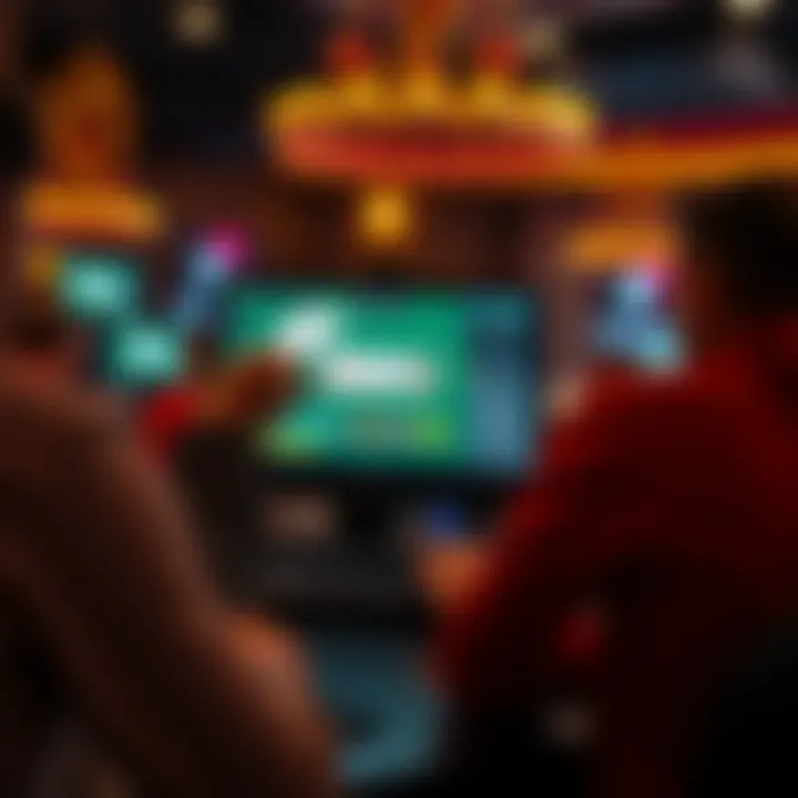 A graphical representation of online poker platforms popular in Romania