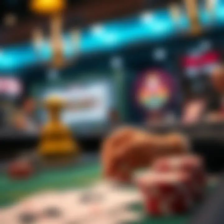 Concept image on responsible gambling practices