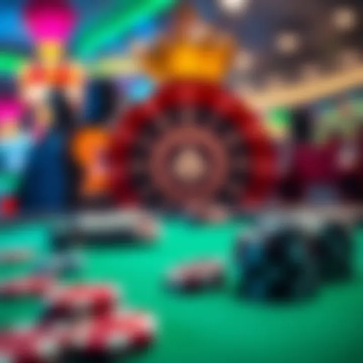 Illustration depicting responsible gaming practices