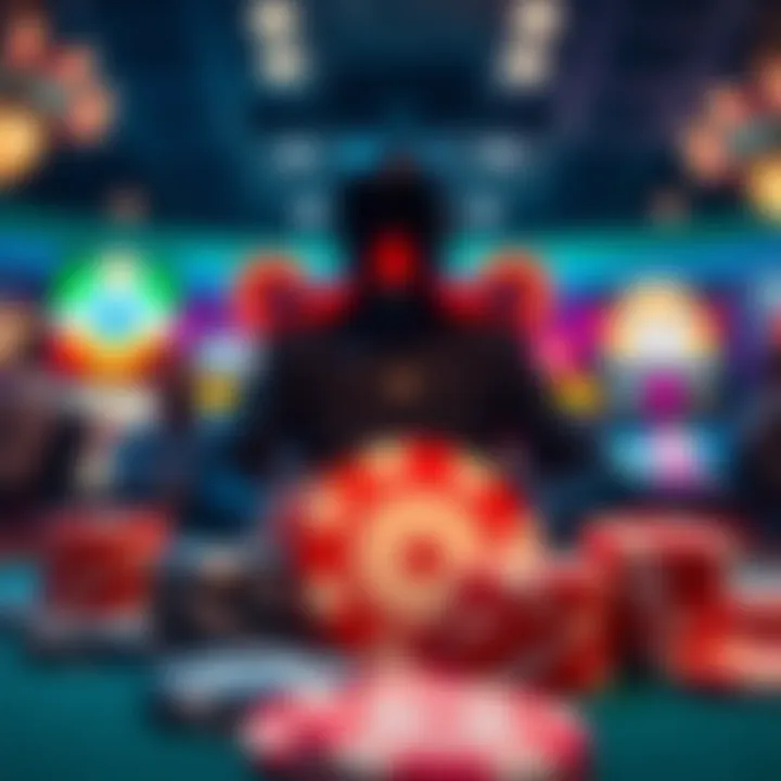 A conceptual image depicting responsible gaming practices and guidelines