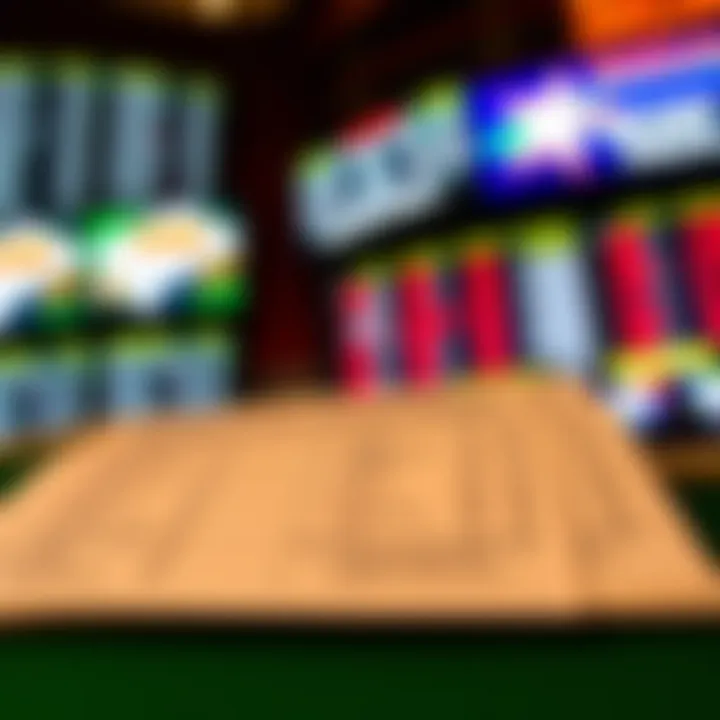 Close-up of betting slips and odds displayed at the Rio Sports Book