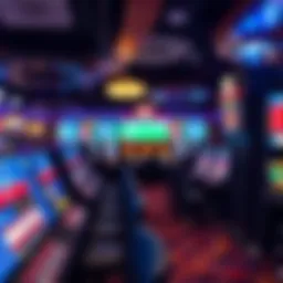 Interior view of the Rio Sports Book showcasing betting stations