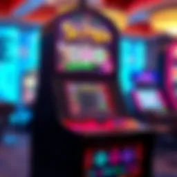 Visual representation of Slingo slot machine interface